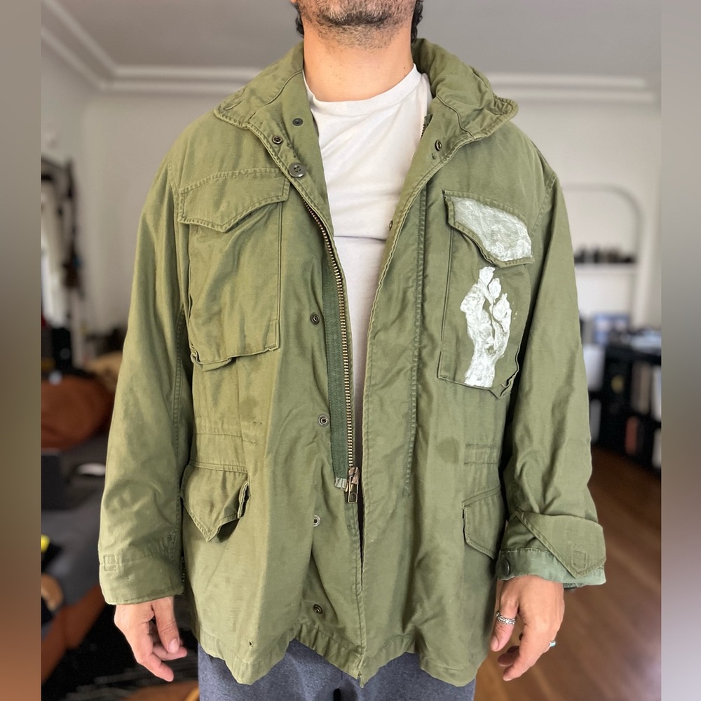 Punk rock resistance cargo jacket
